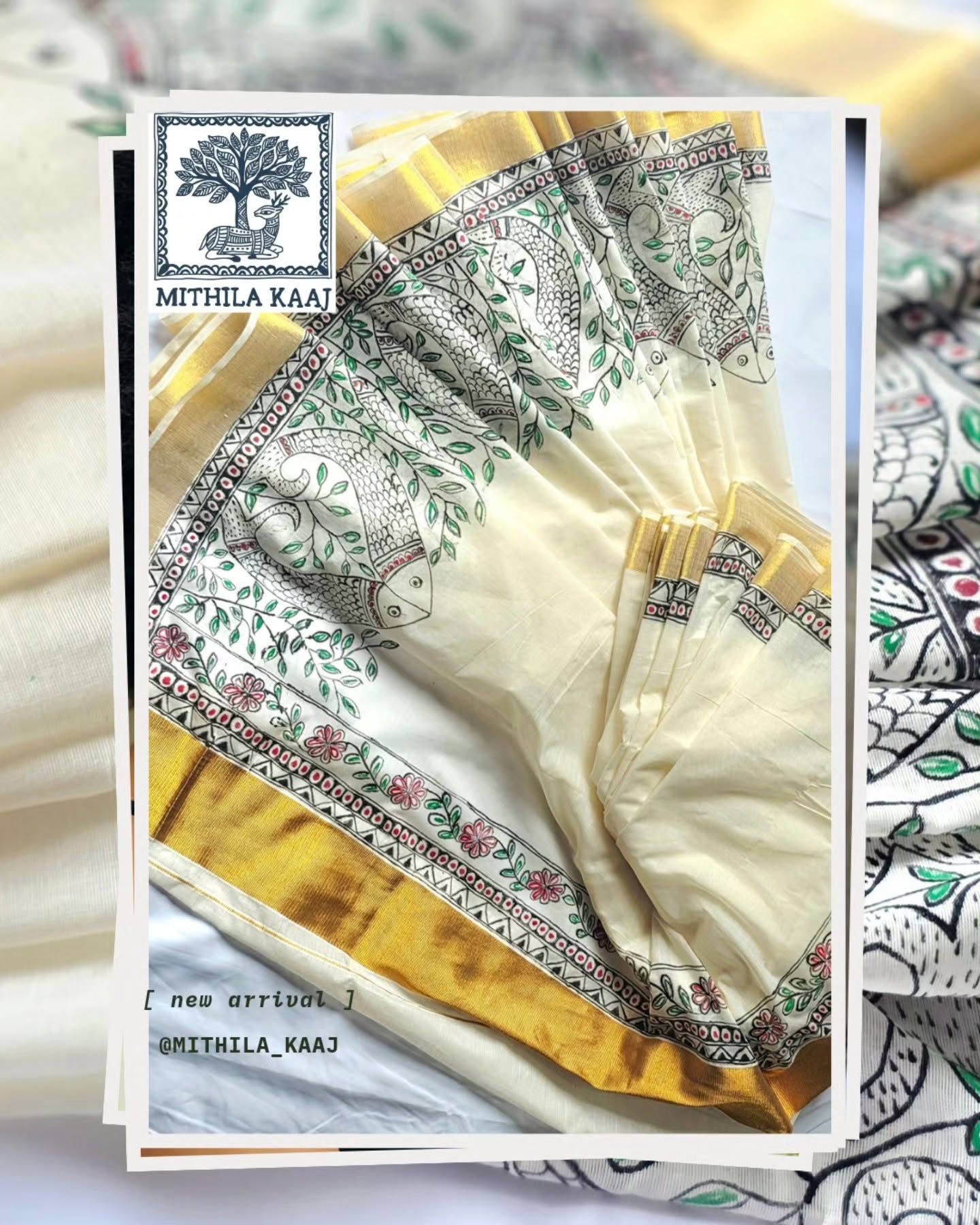 Saree Art 09 by Mithila Kaaj