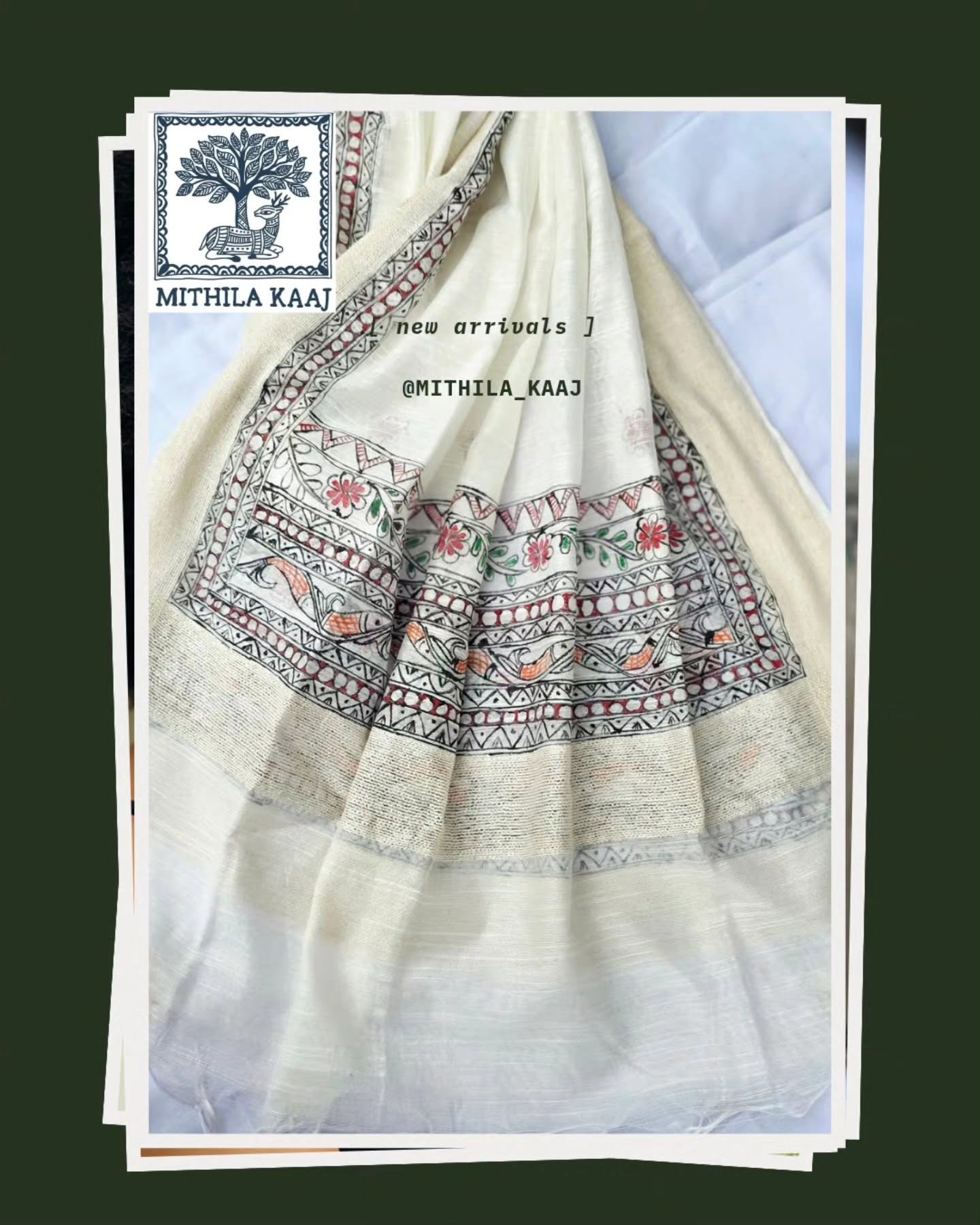 Saree Art 11 by Mithila Kaaj